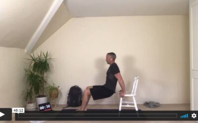 STRENGTH: 3 Amigos – the chair, the towel and the weight (45mins)