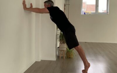 Protect Your Knees With Wall Lean Calf Raises