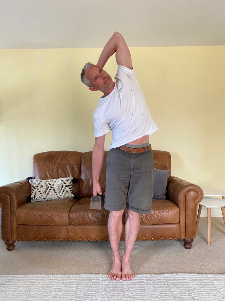 standing side flexion demo