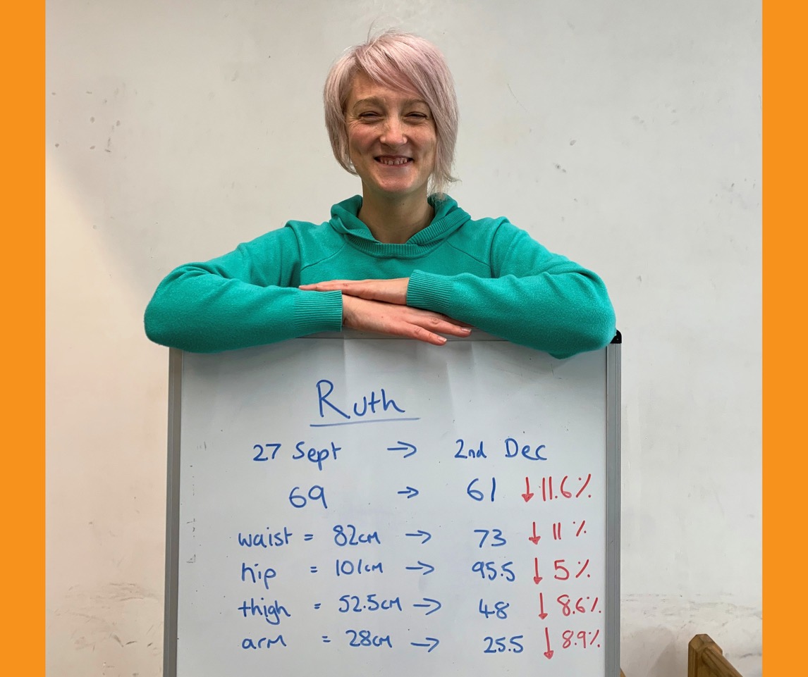 girl holding whiteboard